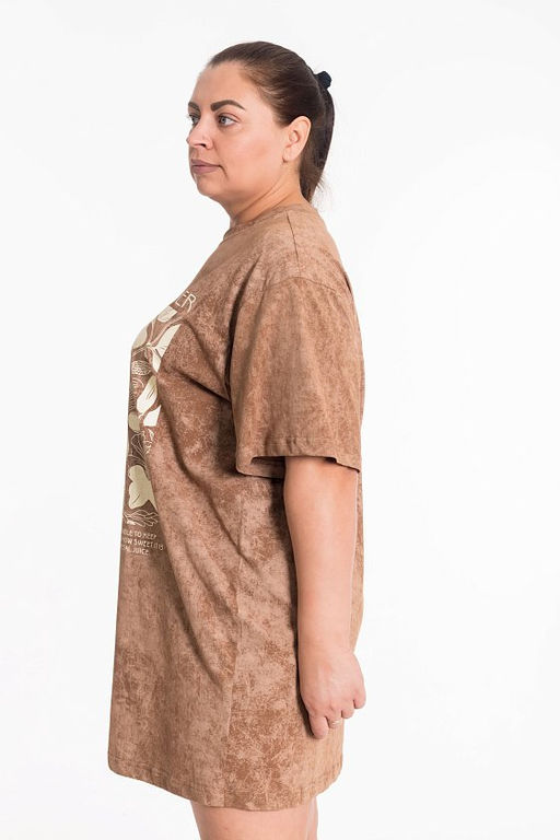 Туника М325112Пб коричневый - Елена фото 6