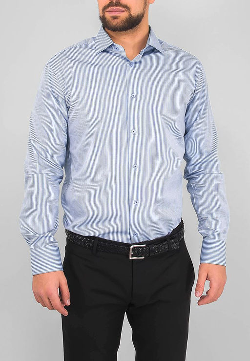 Сорочка мужская длинный рукав GREG 221/191/8182/Z/1p  фото 8