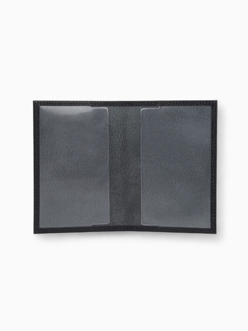 Обложка на военный билет, Кайман, с гербом РФ, чёрная