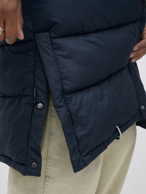 Парка MTFORCE мужская зимняя модная удлиненная спортивная темно-синего цвета 2416_1TS фото 11