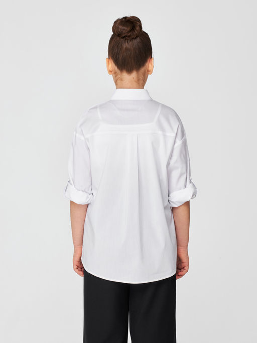 1295 Блузка для девочки длинный рукав