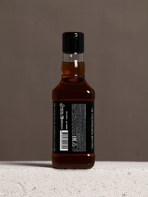 Подарочный набор новогодний Крутому мужчине: гель для душа во флаконе виски 250 мл, аромат мужского парфюма, платок в форме сигары - Чистое счастье фото 5