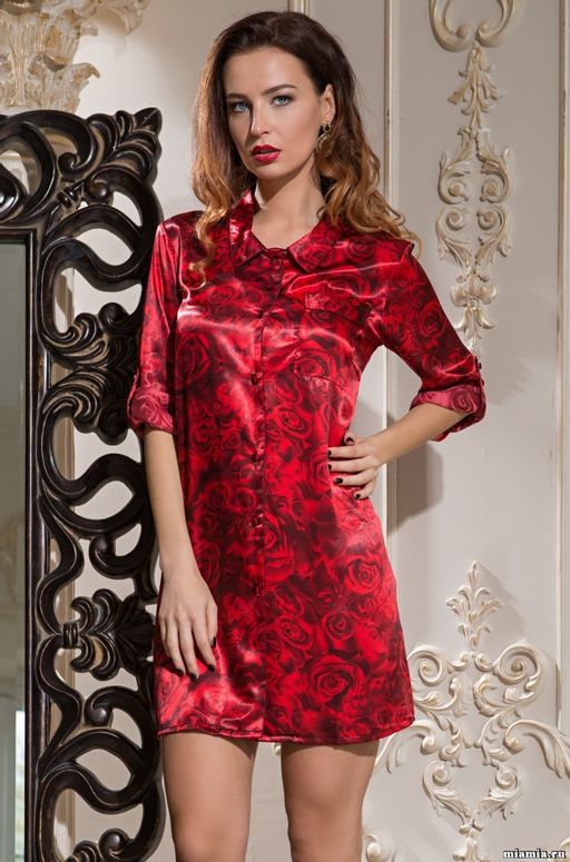 Удлиненная рубашка Mia-Amore