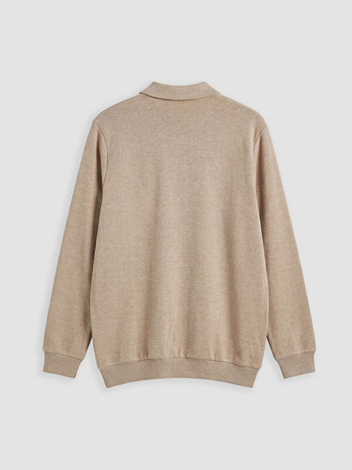 Polo Yaka Erkek Sweatshirt