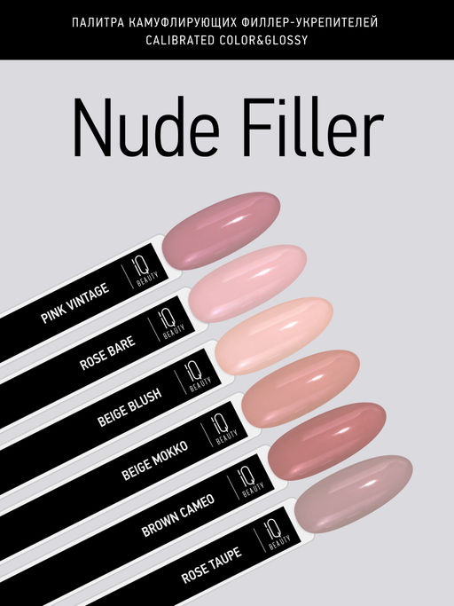 IQ Beauty Филлер-укрепитель с камуфлирующим эффектом / Nude Filler 03 Beige Blush, глянцевый финиш, 12,5 мл фото 2