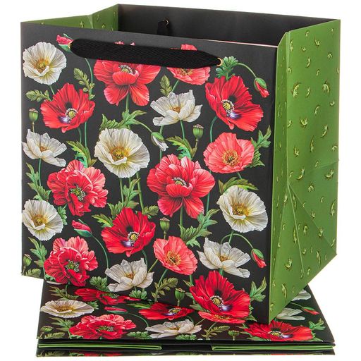 КОМПЛЕКТ БУМАЖНЫХ ПАКЕТОВ ИЗ 4 ШТ. МАКИ 30*30*25 СМ.