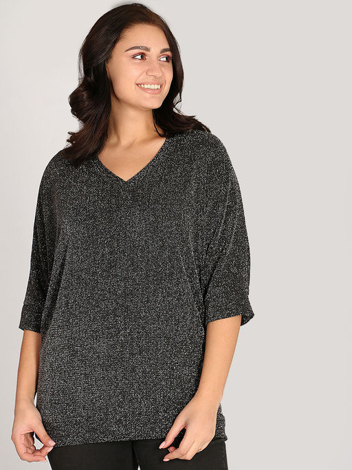 Блуза вечерняя женская большие размеры - Almond фото 7