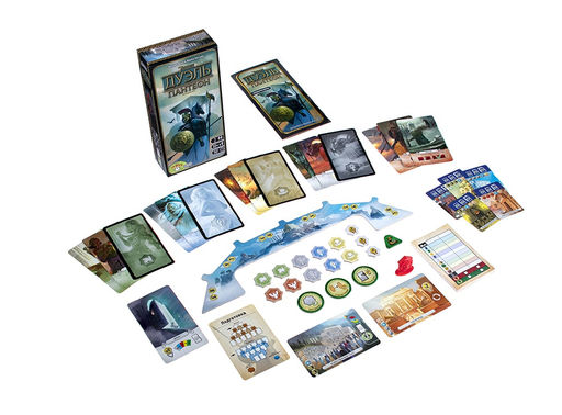 Настольная игра 7 Чудес Дуэль: Пантеон (7 Wonders Duel: Pantheon, дополнение)