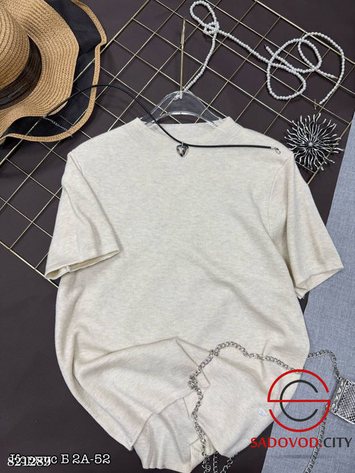 Водолазка женская с коротким рукавом