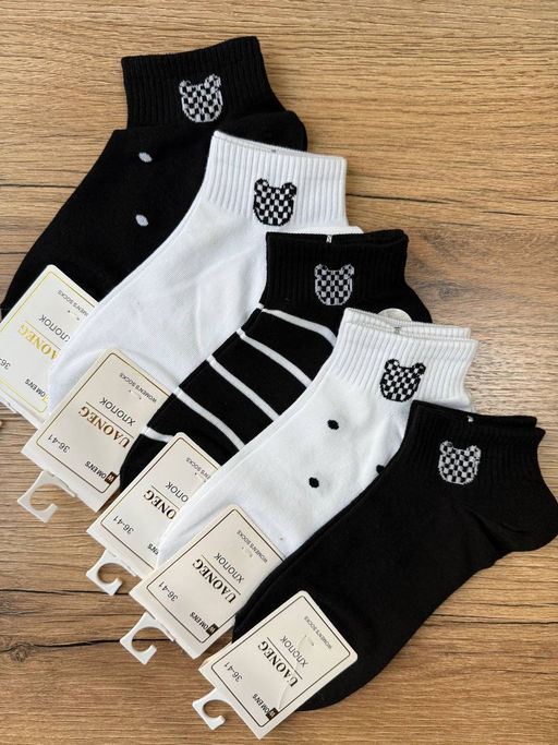 BK855 Носки, 5 пар МУЛЬТИЦВЕТ