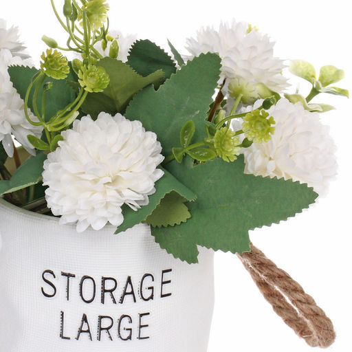 Цветочная композиция "Мечта" 10*20см Хризантемы белые