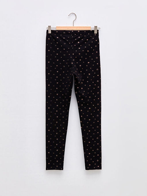 Beli Lastikli Bask?l? K?z ?ocuk Tayt - Waikiki фото 2