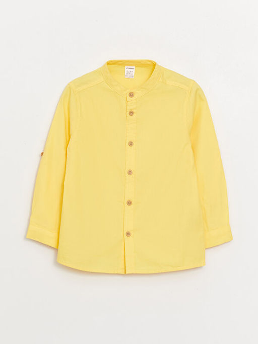 Hakim Yaka Uzun Kollu Basic Erkek ?ocuk G?mlek