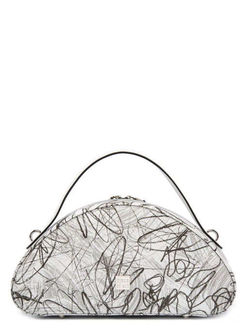 Сумка ELEGANZZA Z9644-9156 white/black  фото 3