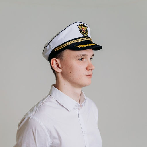 Фуражка морская Служу России, взрослая, р-р. 60