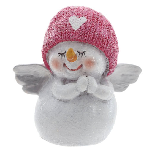 Фигурка декоративная "Снеговик", L6 W3,5 H7 см, 2в.