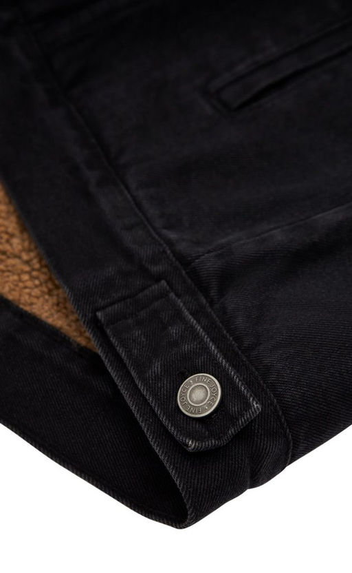 Куртка джинс утепл F021-1370-01W black - Fine joyce фото 13