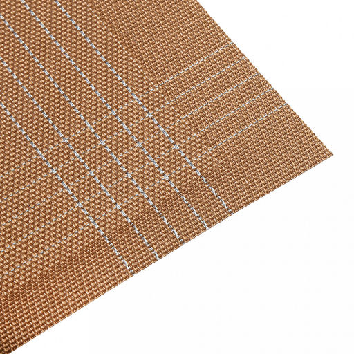 Салфетка под горячее (термосалфетка) Муар 45,5х30см, бронзовый, серебряные нити (Китай) - Домашняя мода фото 2