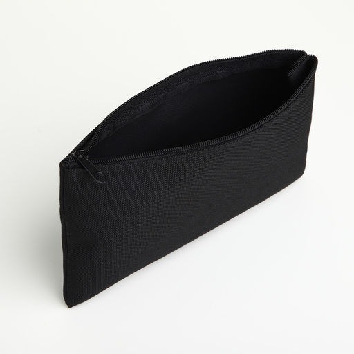 Цена за 3 шт. Косметичка-пенал на молнии, плоская, маленькая, чёрная - Simaland фото 3