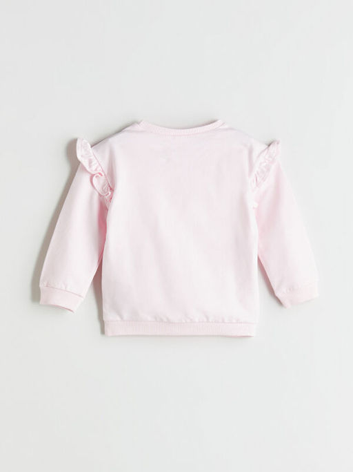 Bisiklet Yaka K?z ?ocuk Sweatshirt