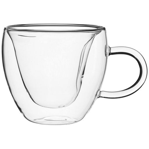 КРУЖКА С ДВОЙНЫМИ СТЕНКАМИ DOUBLE-WALL 280 МЛ. ДИАМЕТР=10 СМ. ВЫСОТА=9,5 СМ - Agness фото 2