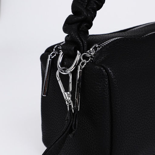 Сумка-багет на молнии, цвет чёрный - Simaland фото 5