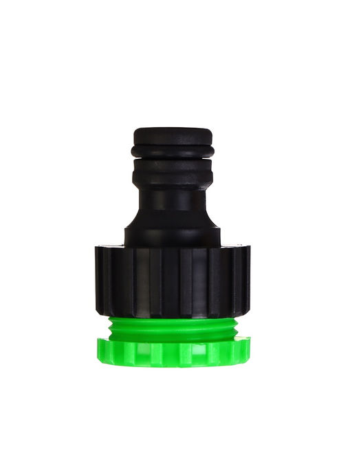 Набор для полива: пистолет-распылитель, коннектор 1/2 (12 мм) - 2 шт., штуцер 1/2-3/4, быстросъёмный, пластик, Greengo  фото 3