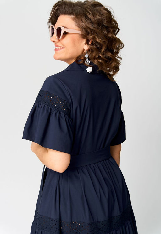 Платье EVA GRANT 7181Е темно-синий