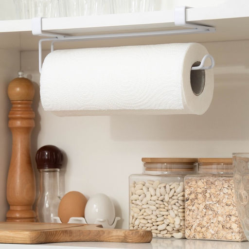 Держатель для полотенец навесной Доляна, 27×7.5×9.5 см, белый