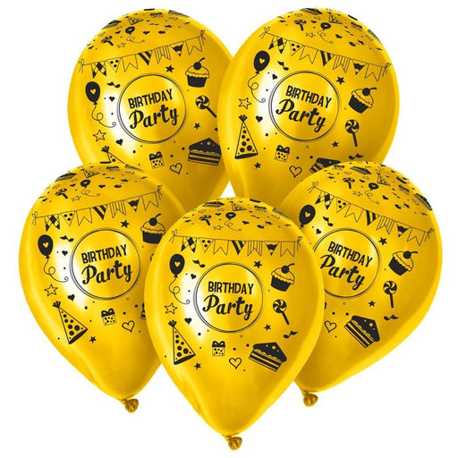 Воздушные шары латексные 12" «Весёлая вечеринка», 25 шт.