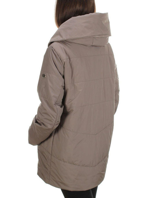 22222 DK.BEIGE Куртка демисезонная женская (80 гр. синтепон) - Фабричный китай фото 4