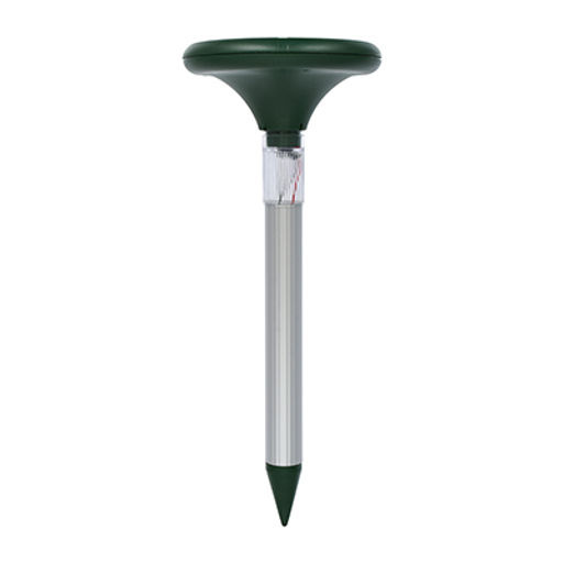 Отпугиватель ЗМЕЙ ультразвуковой, с фонариком, на солнечной батарее, 15x38 см