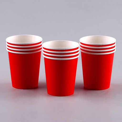 Набор бумажной посуды одноразовый Пив-понг», 12 стаканов, 2 мячика