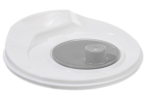 Сушилка для зелени 3,5 л 22*22*15 см Бело - серая, механическая центрифуга, пластик - Elan gallery фото 7