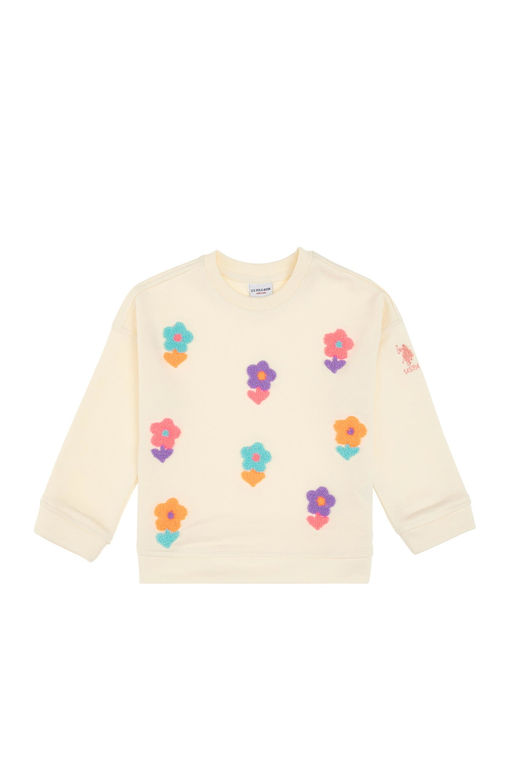 K_z _ocuk Krem Sweatshirt - U.s. polo assn фото 2