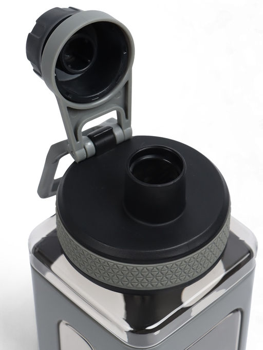 Спортивная бутылка для воды «Гава», 700 мл, 23×7 см, серая