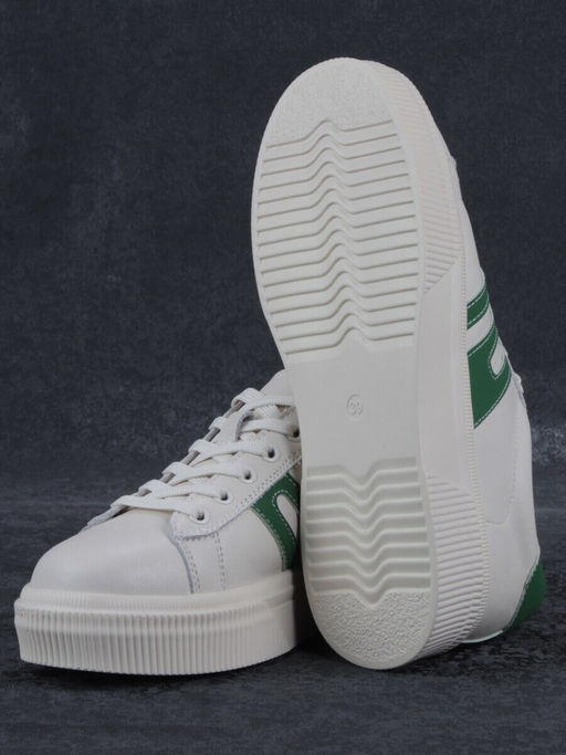 03-YC380-2 BEIGE Кроссовки женские (натуральная кожа)