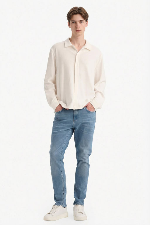 Pedro Slim Fit Джинсовые брюки узкого кроя с нормальной талией и узкими штанинами - Defacto фото 9