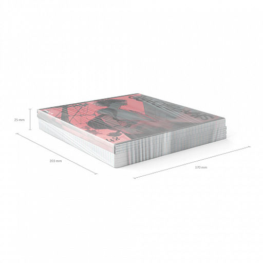 Цена за 5 шт. Тетрадь общая ученическая ErichKrause Mystery Guy, 48 листов, выборочный УФ-лак, клетка_MIX-PACK  фото 11