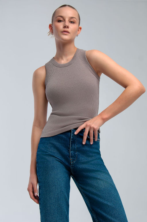 Арт.3201/4 Майка женская 42-46 (3 шт) Цвет:кофейный - Калинка фото 5