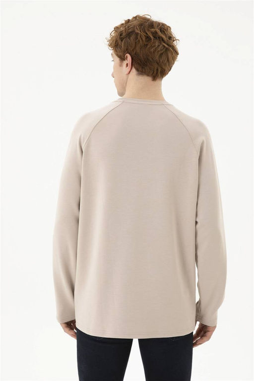 Мужской бежевый свитшот - U.s. polo assn фото 5