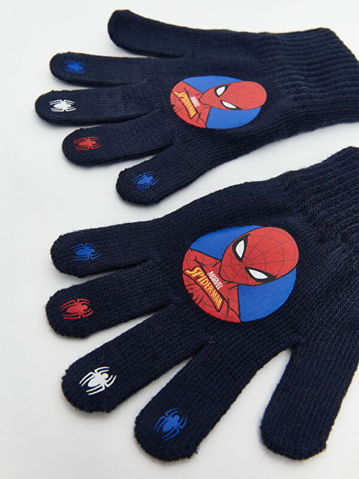 Spider-Man Bask?l? Erkek ?ocuk Triko Eldiven