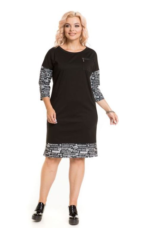 Платье 855 черный - Novita фото 2