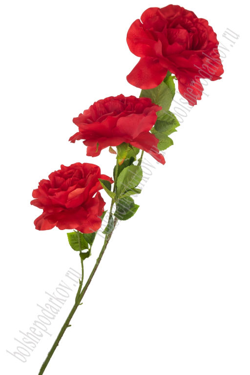 Веточка декоративная 140 см "Роза", в ассортименте