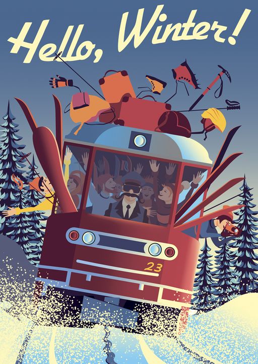 ФРЕЯ Пазл 1000 элемент. СК/Распродажа PZL-1000/26 Привет, Зима