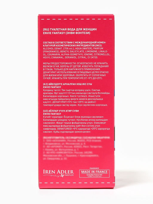 Туалетная вода женская Envie Fantasy, 100 мл