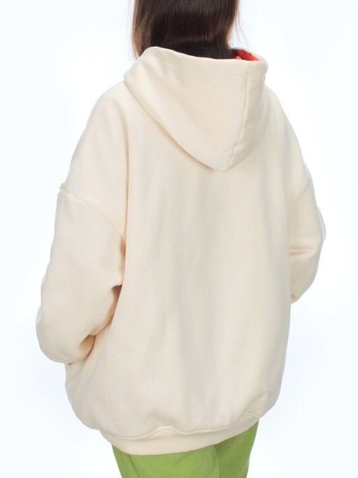 2560 MILK Худи зимнее женское (50 гр. синтепон) - Фабричный китай фото 4