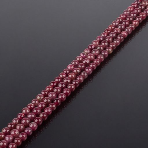 Бусины для рукоделия из Турмалина розового