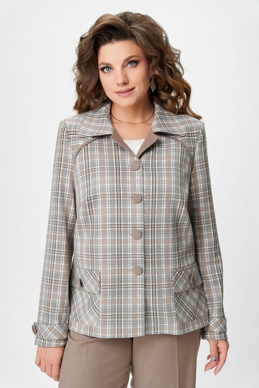 Жакет FITA 20751 бежево-коричневый