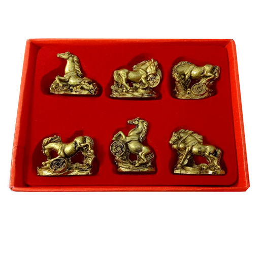 Лошадь символ 2026 года уп-6шт символ силы, мощи, достижения цели и победы 4см-4,5см